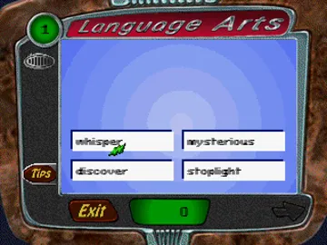 Cosmic Cookoff - Language Arts (US) screen shot game playing